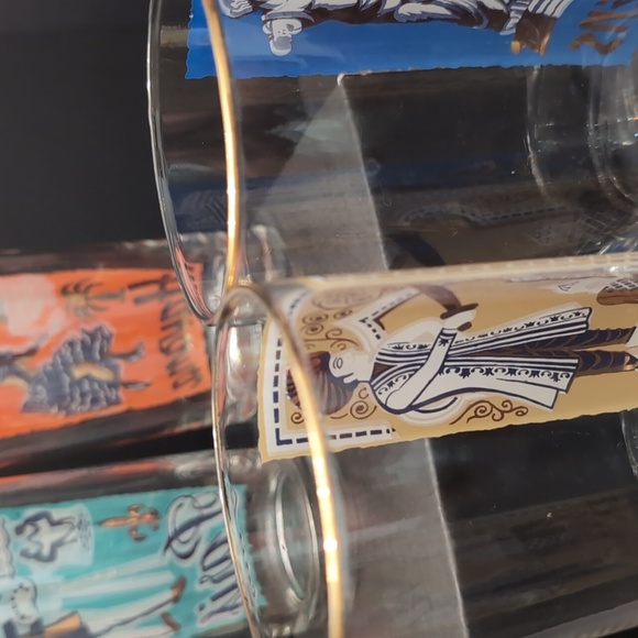 VGT,Libbey Set Of 4 International Cities High Ball/Tumbler Glass Cups. - Picture 8 of 9